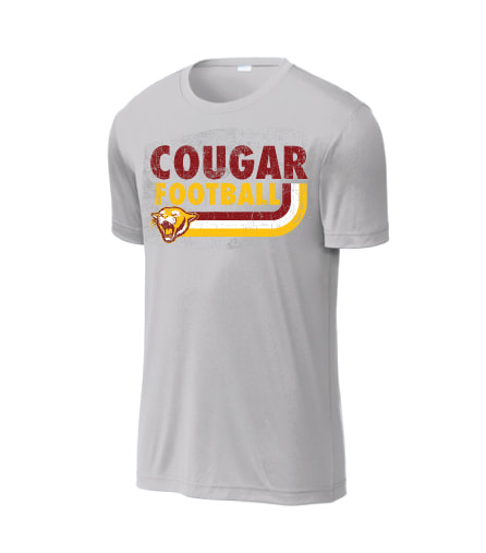 Cougars Vintage Dri Fit Tee (silver)